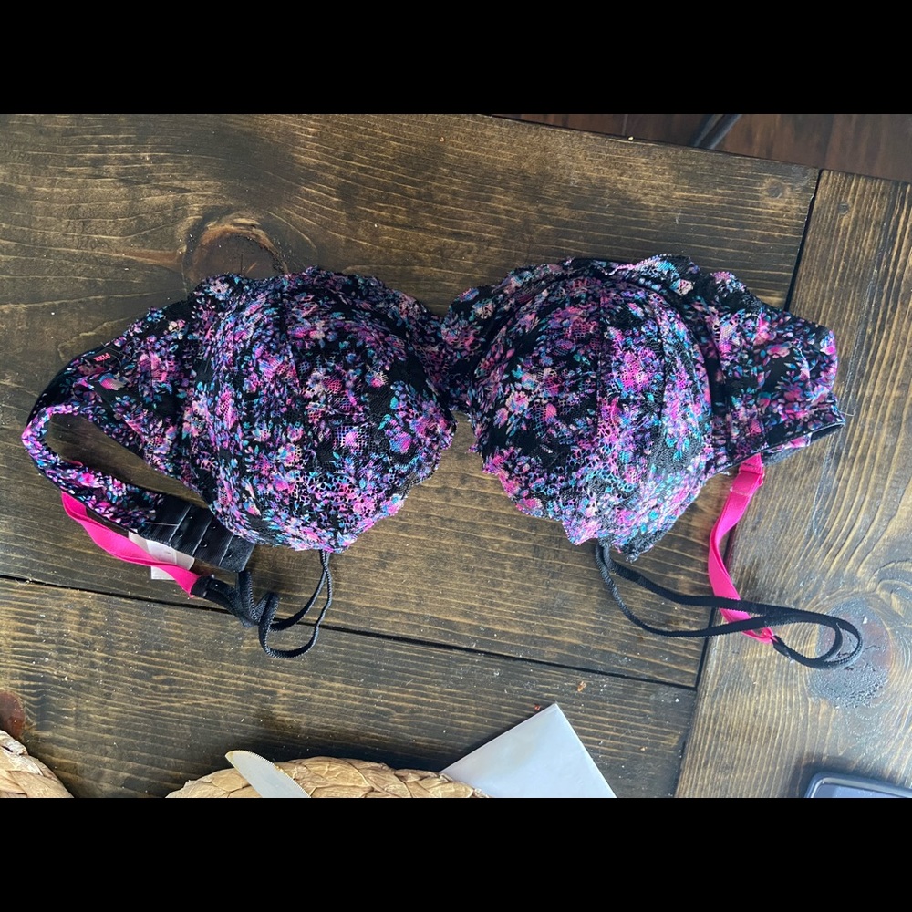 Pink bra